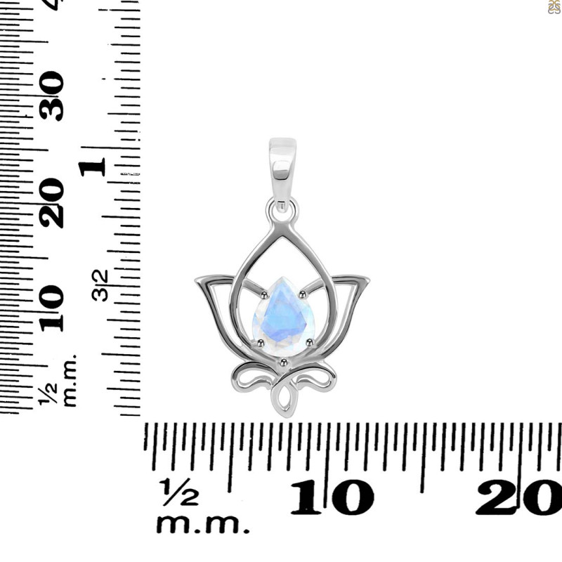 Moonstone Lotus Pendant RBM-RDEP-877.