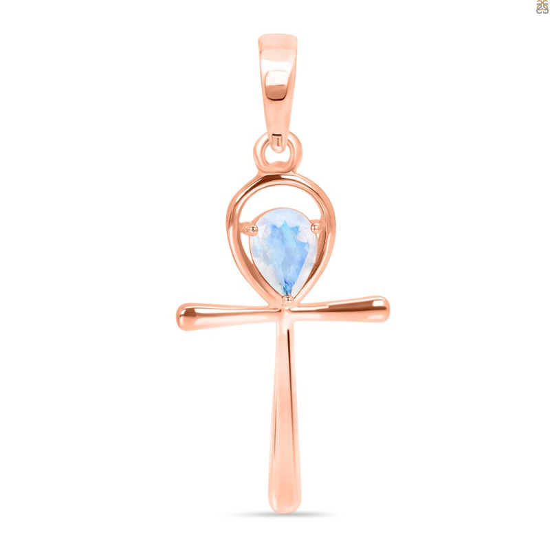 Moonstone Ankh Pendant RBM-RDN-168