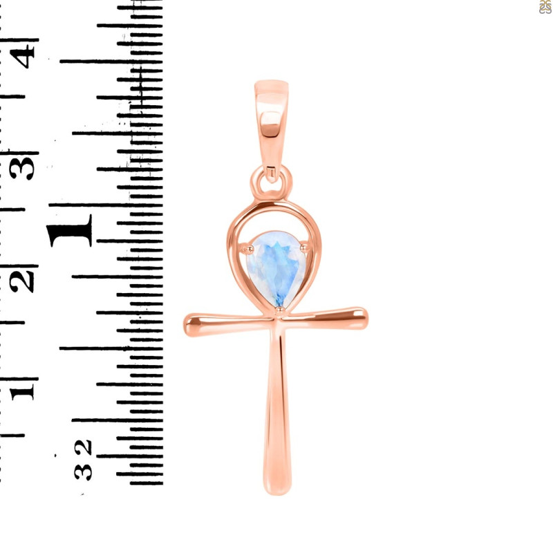 Moonstone Ankh Pendant RBM-RDN-168