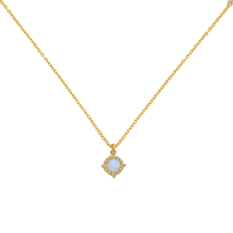 Moonstone Jewelry Set RBM-RDB-67-RDN-77-RDE-695.