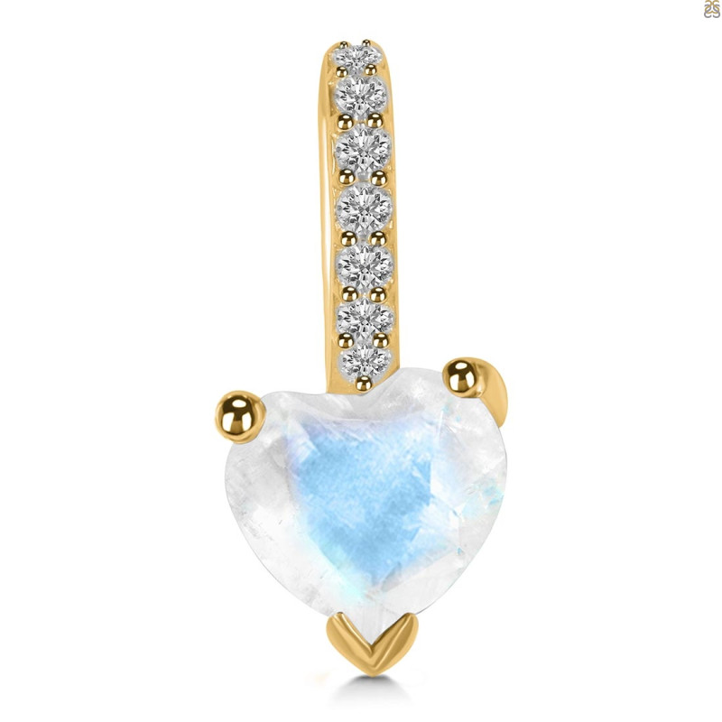 Moonstone & White Topaz Pendant RBM-RDP-819.