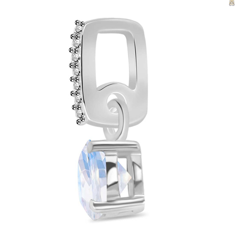 Moonstone & White Topaz Pendant