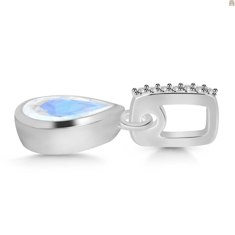 Moonstone & White Topaz Pendant
