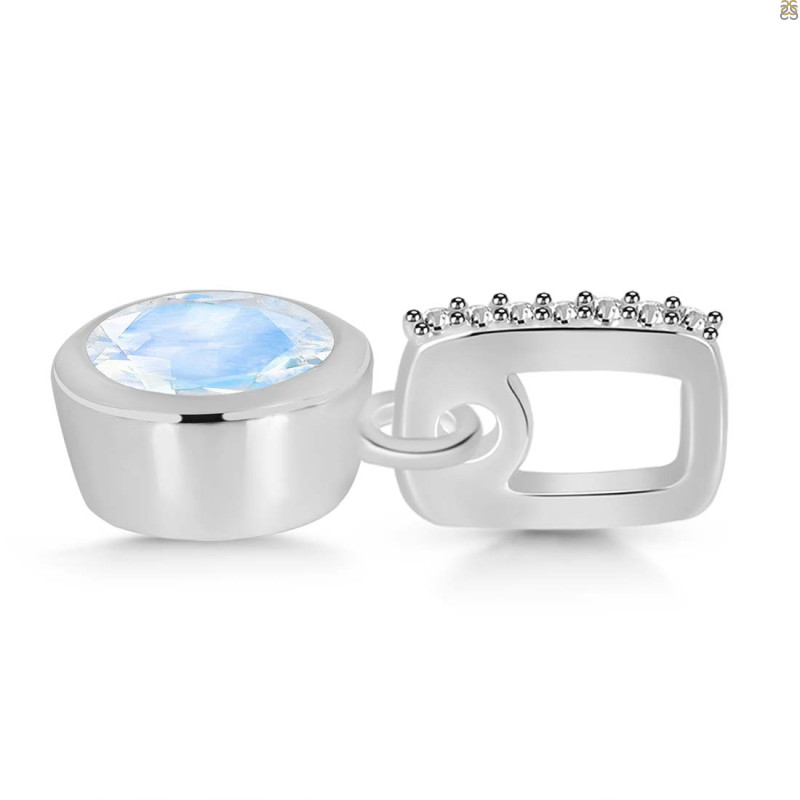 Moonstone & White Topaz Pendant