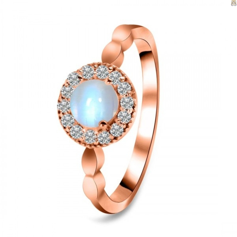 Moonstone & White Topaz Ring RBM-RDR-1799.
