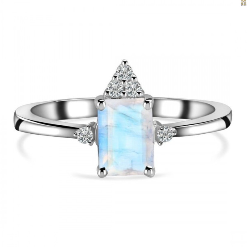 Moonstone & White Topaz Ring RBM-RDR-2194.