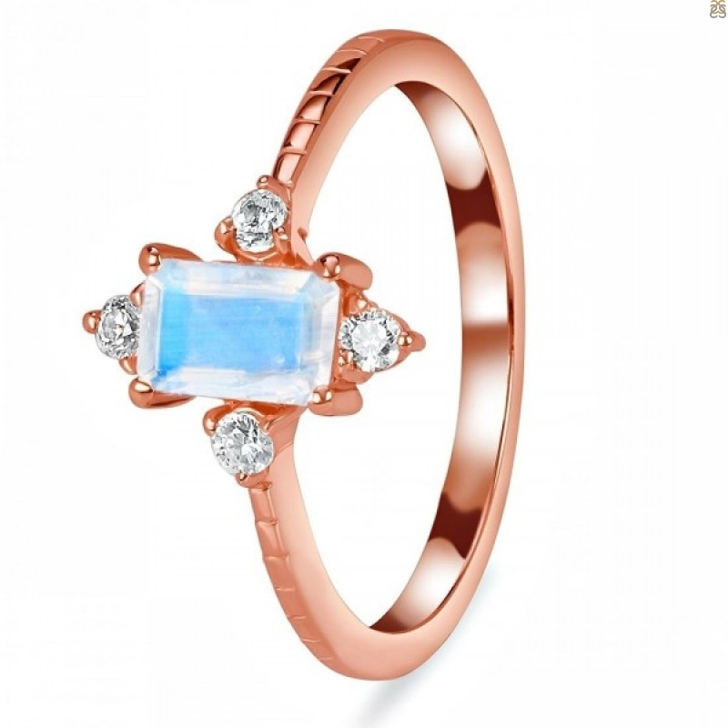 Moonstone & White Topaz Ring RBM-RDR-2210.