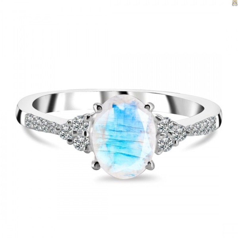 Moonstone & White Topaz Ring RBM-RDR-2219.