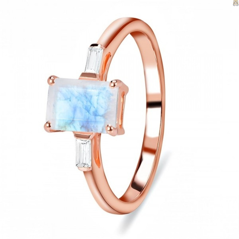 Moonstone & White Topaz Ring RBM-RDR-2251.