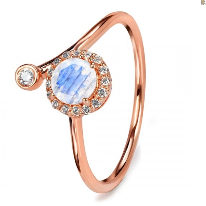 Moonstone & White Topaz Ring RBM-RDR-2261.