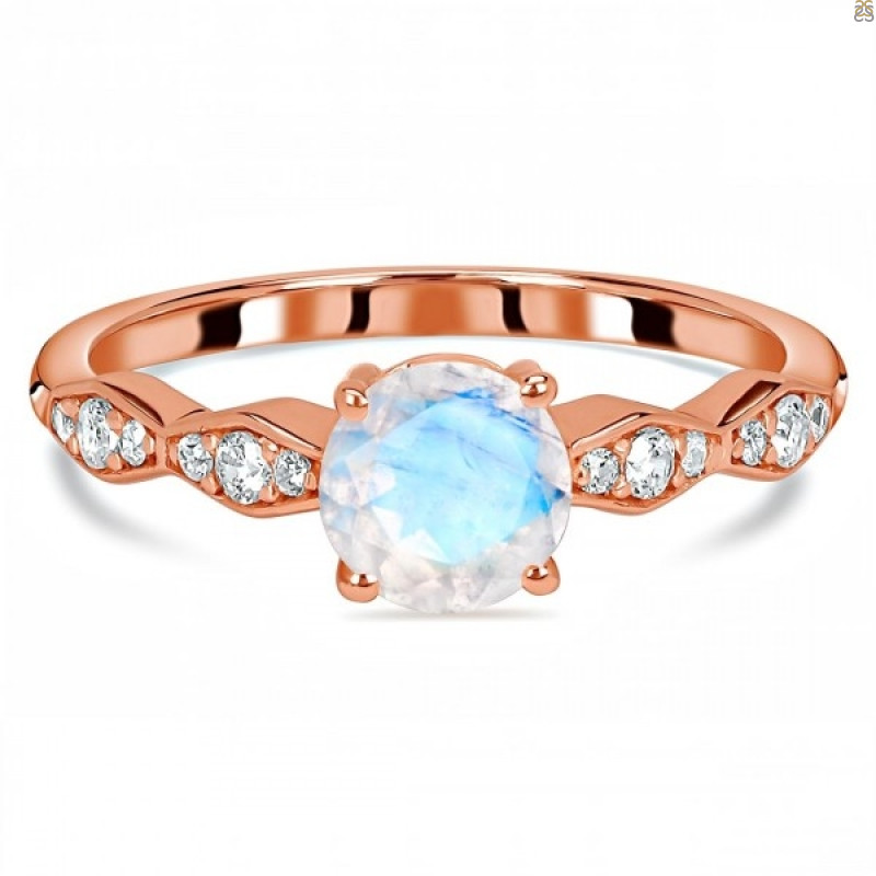 Moonstone & White Topaz Ring RBM-RDR-2288.