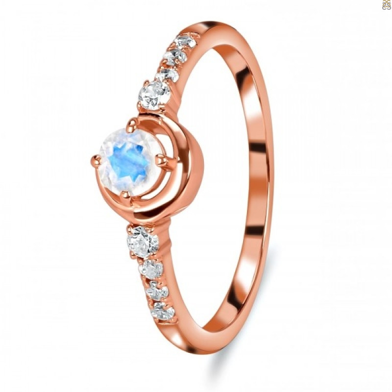 Moonstone & White Topaz Ring RBM-RDR-2292.