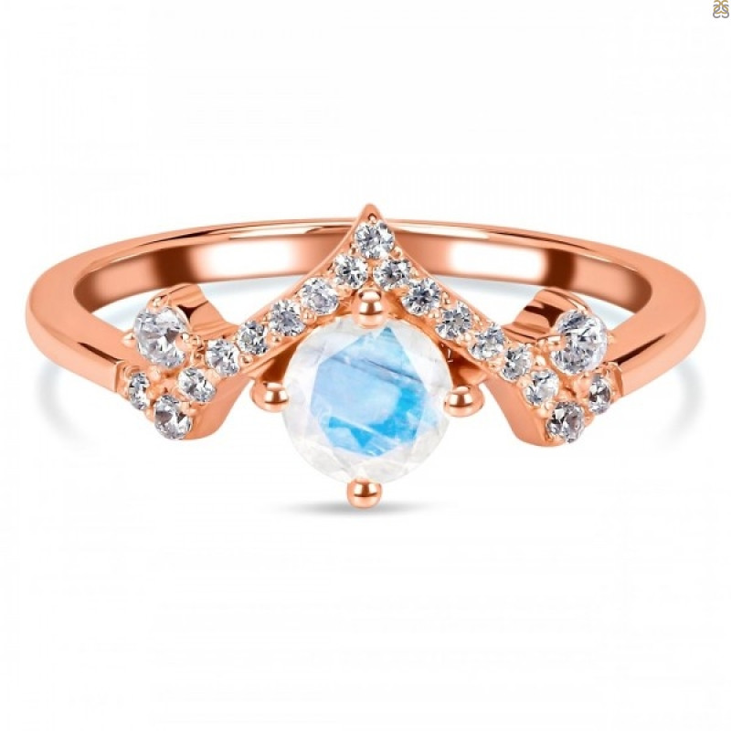 Moonstone & White Topaz Ring RBM-RDR-2296.