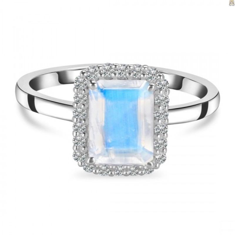Moonstone & White Topaz Ring RBM-RDR-2302.
