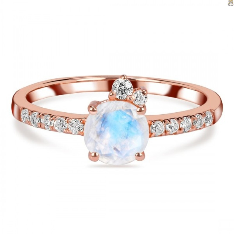 Moonstone & White Topaz Ring RBM-RDR-2303.