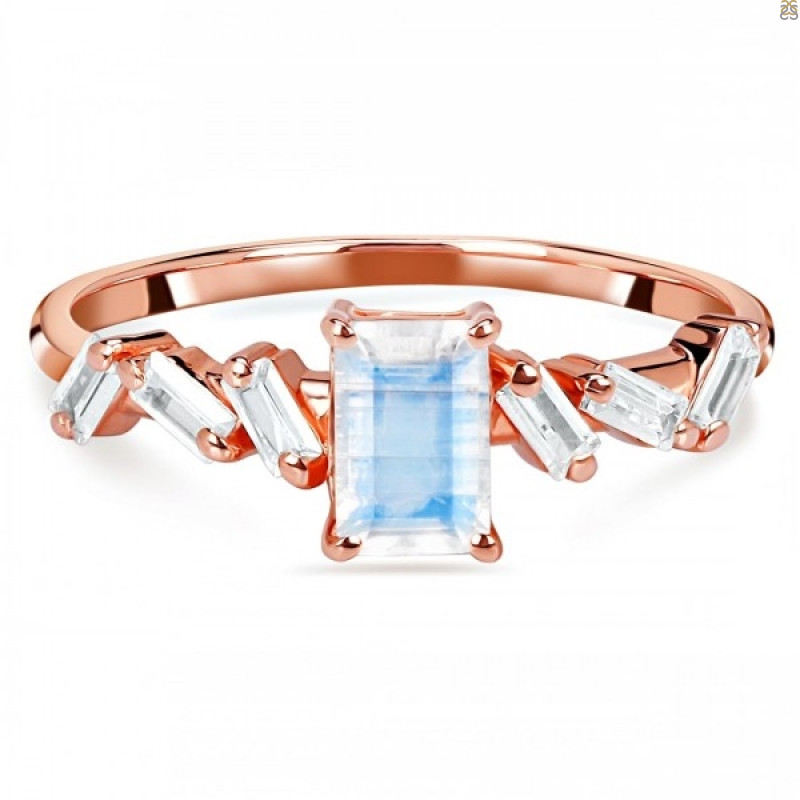 Moonstone & White Topaz Ring RBM-RDR-2306.