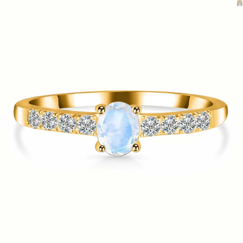 Moonstone & White Topaz Ring RBM-RDR-2538.