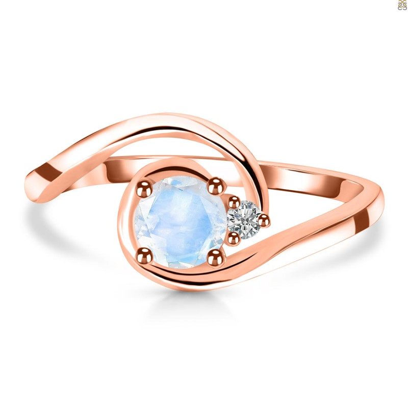 Moonstone & White Topaz Ring RBM-RDR-2622.