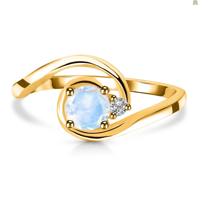 Moonstone & White Topaz Ring RBM-RDR-2622.