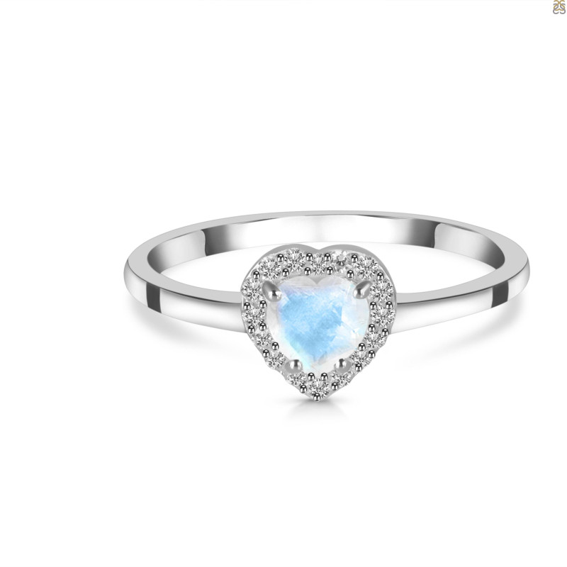 Moonstone & White Topaz Ring RBM-RDR-2750.