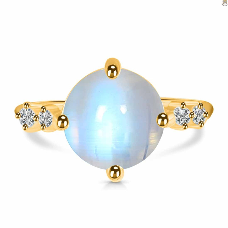 Moonstone & White Topaz Ring RBM-RDR-3194.