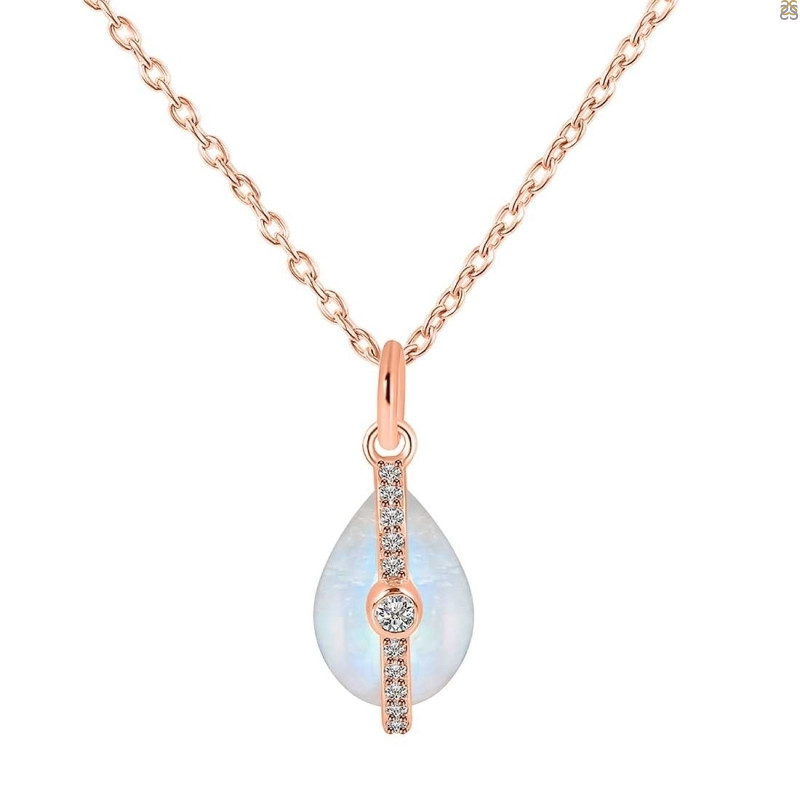 Moonstone Jewelry Set RBM-RN-93-RDE-1198.