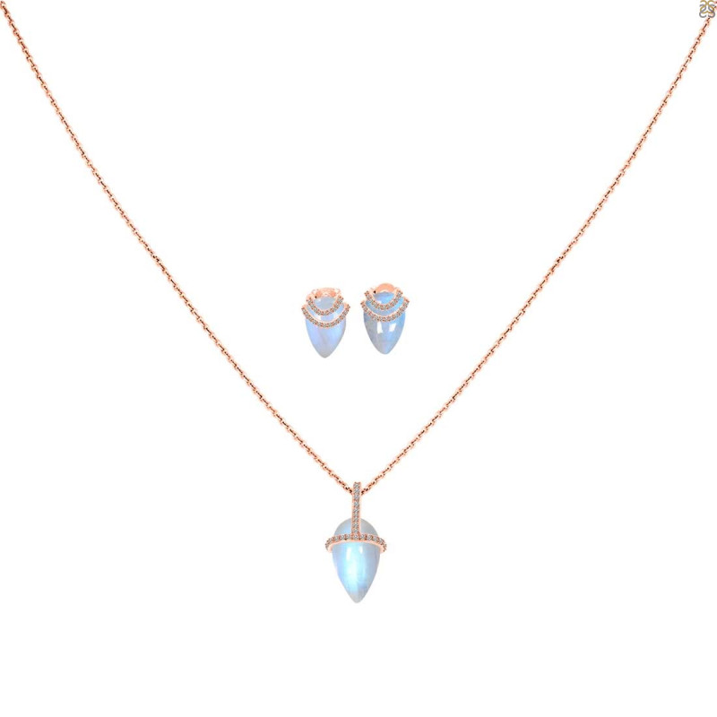 Moonstone Jewelry Set