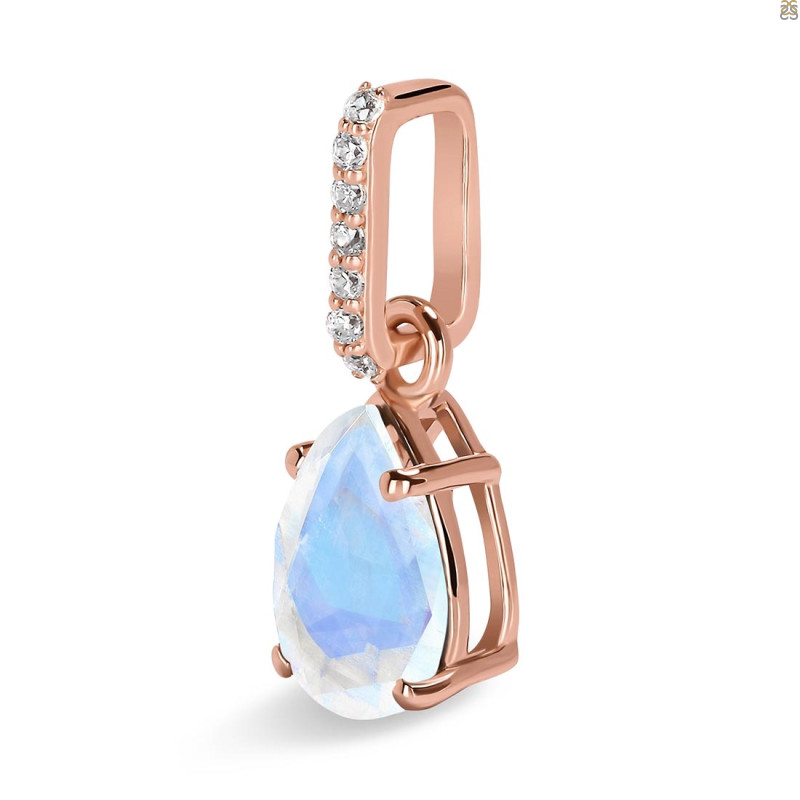 Moonstone & White Topaz Pendant RBM-RP-76.