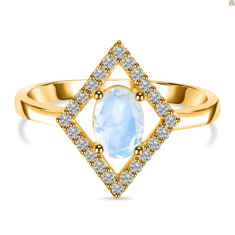 Moonstone & White Topaz Ring RBM-RR-134.