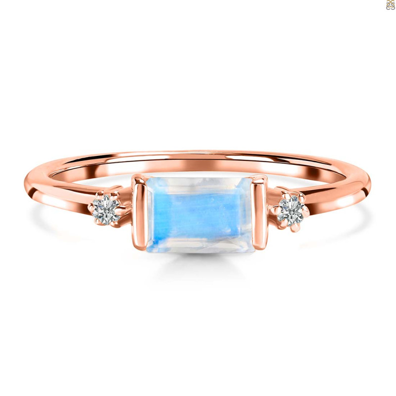 Moonstone & White Topaz Ring RBM-RR-135.