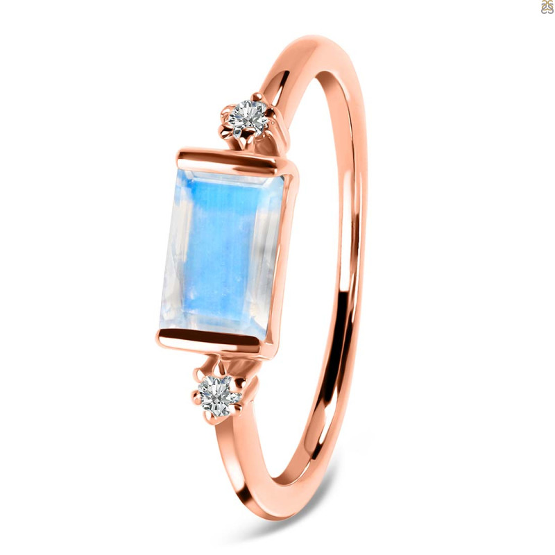 Moonstone & White Topaz Ring RBM-RR-135.