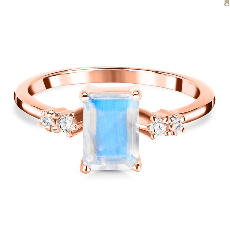 Moonstone & White Topaz Ring RBM-RR-139.