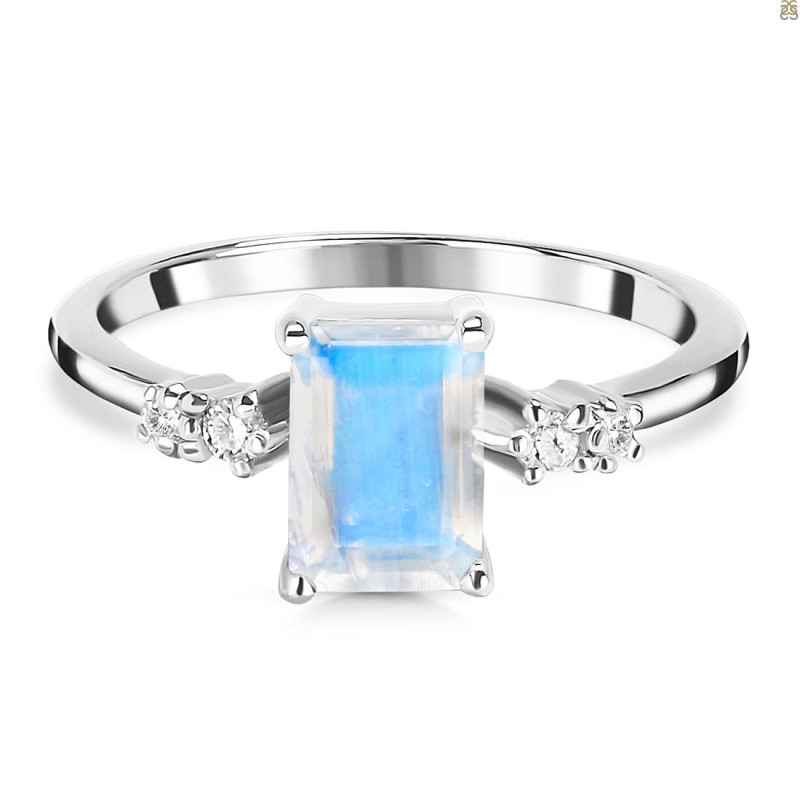 Moonstone & White Topaz Ring RBM-RR-139.