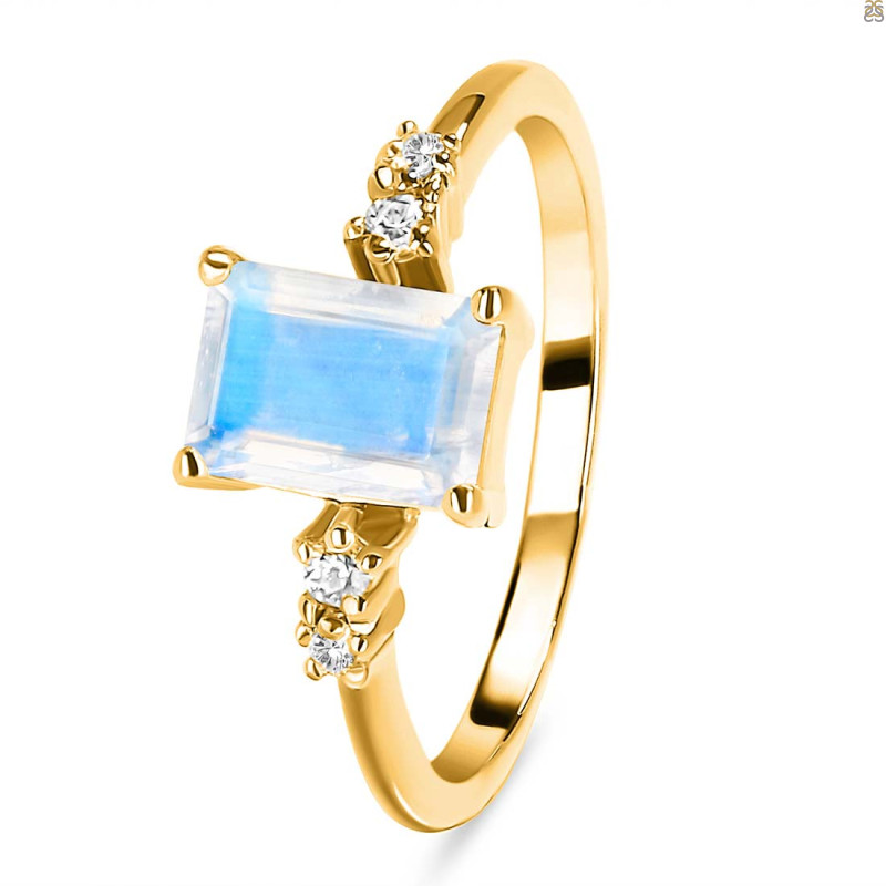 Moonstone & White Topaz Ring RBM-RR-139.
