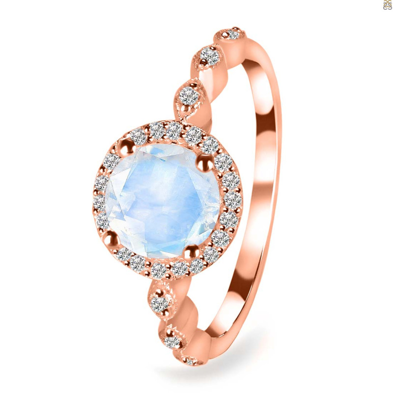 Moonstone & White Topaz Ring RBM-RR-267.