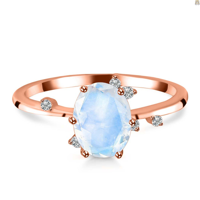 Moonstone & White Topaz Ring RBM-RR-318.