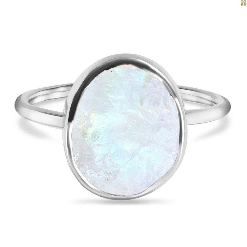 Moonstone Raw Crystal Ring RBM-RR-345.