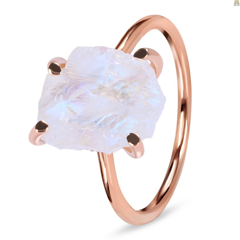 Moonstone Raw Crystal Ring RBM-RR-350.