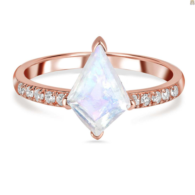 Moonstone & White Topaz Ring RBM-RR-400.