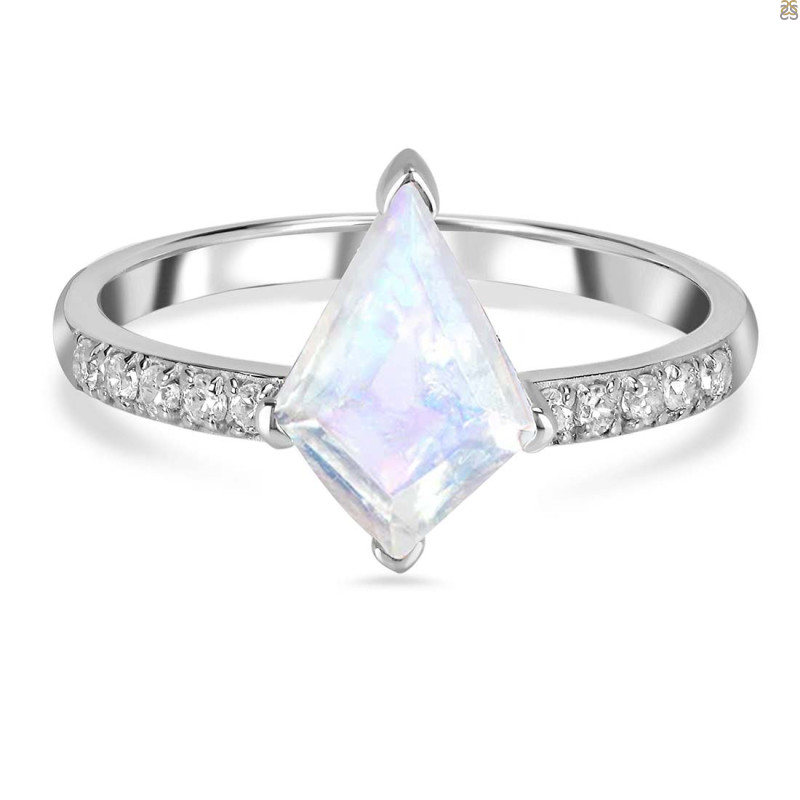 Moonstone & White Topaz Ring RBM-RR-400.