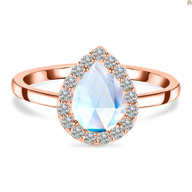 Moonstone & White Topaz Ring RBM-RR-401.
