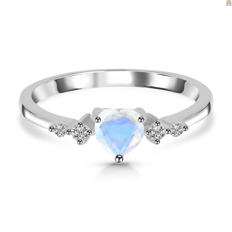 Moonstone & White Topaz Ring RBM-RR-424.