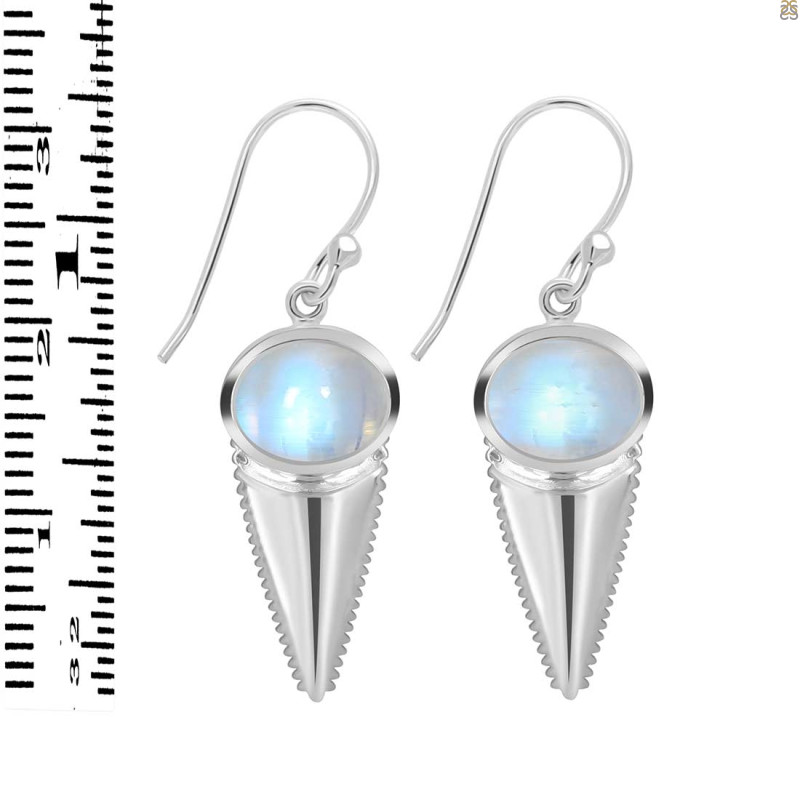 Moonstone Shell Earring RBM-RUE-8.