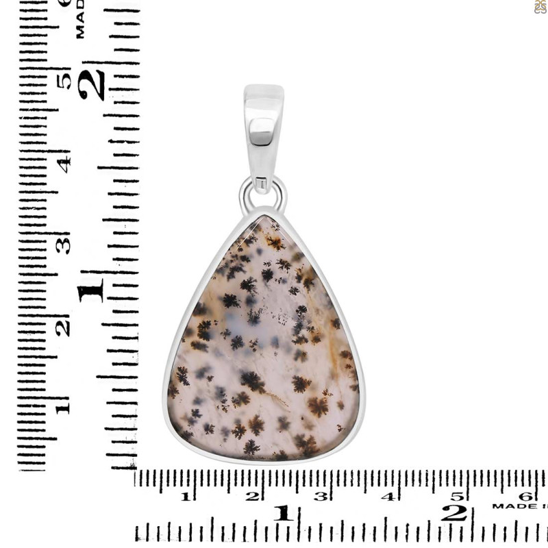 Russian Dendritic Agate Pendant-SP RDA-1-11