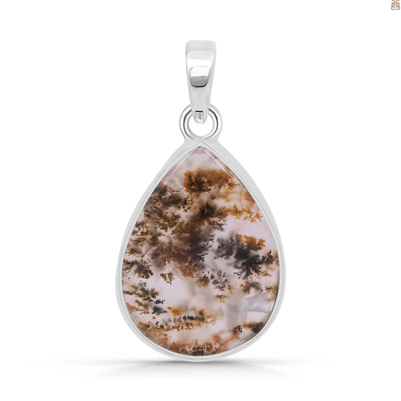 Russian Dendritic Agate Pendant-SP RDA-1-12