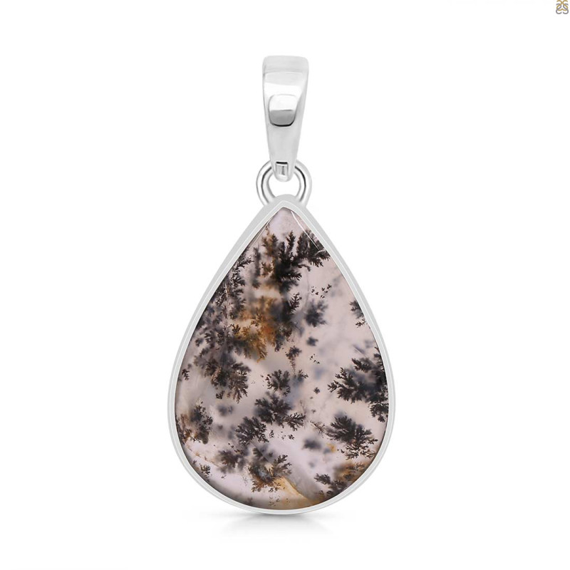 Russian Dendritic Agate Pendant-SP RDA-1-13