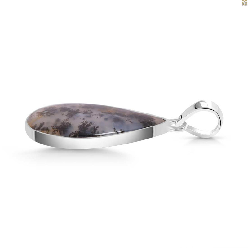 Russian Dendritic Agate Pendant-SP RDA-1-13