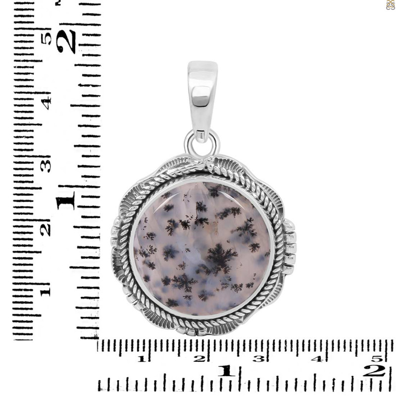 Russian Dendritic Agate Pendant-SP RDA-1-14