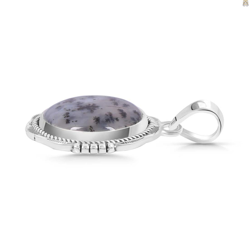 Russian Dendritic Agate Pendant-SP RDA-1-14