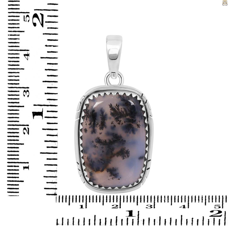 Russian Dendritic Agate Pendant-SP RDA-1-16